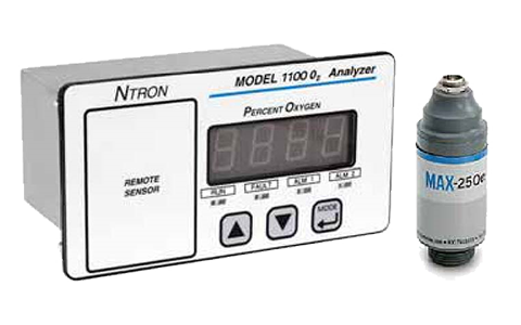 リモートセンサーモデルの酸素濃度計 Model1100E