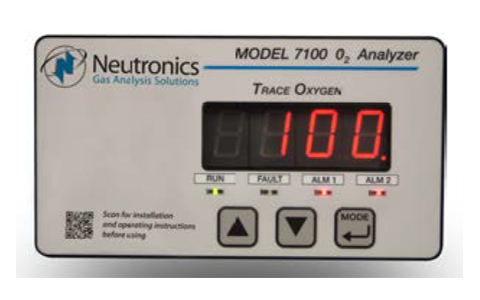 0〜1000ppm専用酸素濃度計 Model 7100